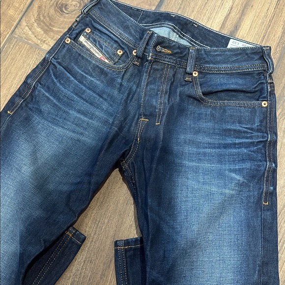 Diesel Dark Blue Denim Jeans Zatiny Bootcut - Picture 1 of 7